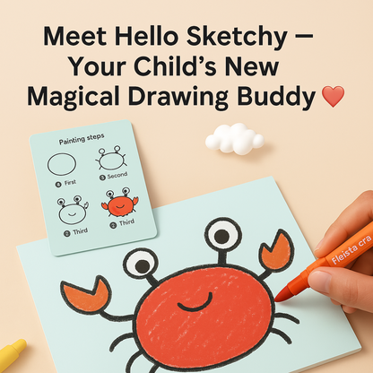 Hello Sketchy™ – Your Child’s Magical Drawing Buddy